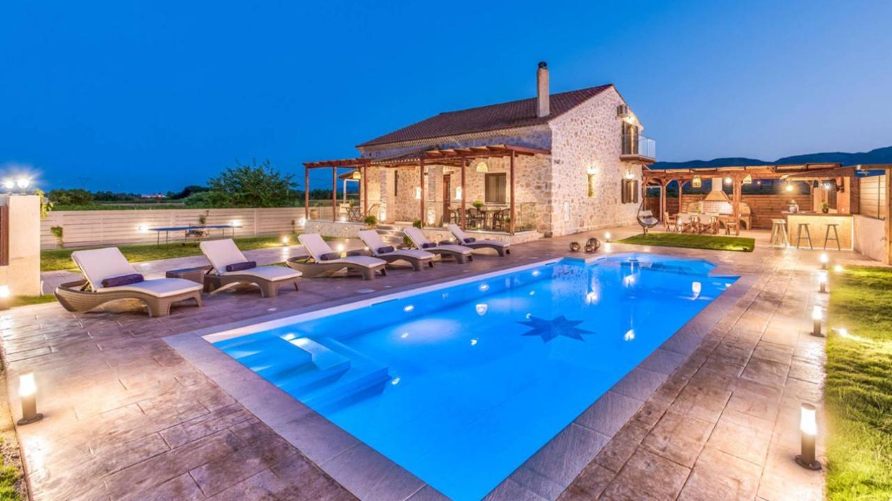 Zante Poolside Paradise - La Vite Stone Villa Kalipádhon エクステリア 写真