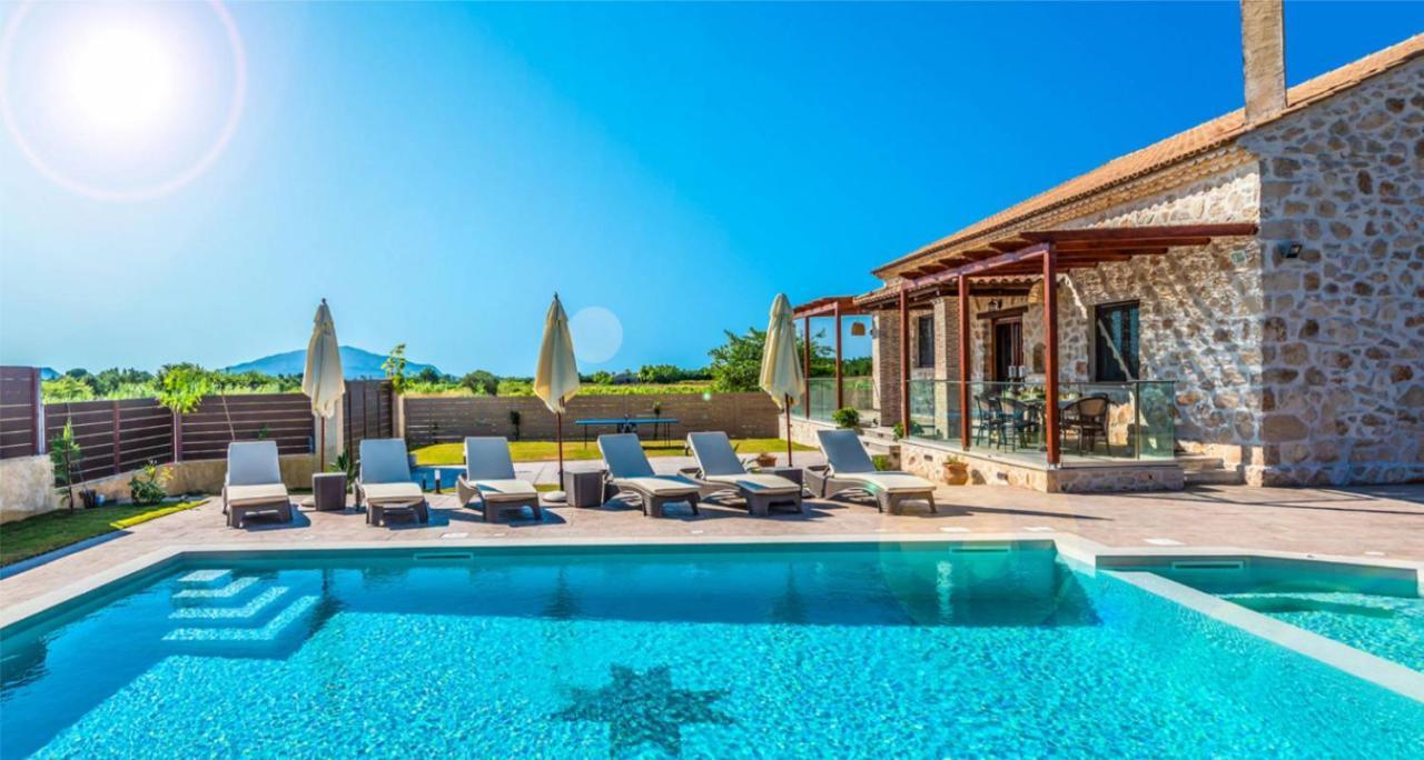 Zante Poolside Paradise - La Vite Stone Villa Kalipádhon エクステリア 写真