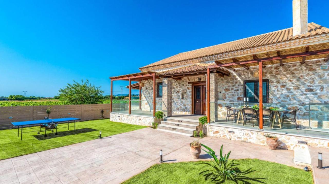 Zante Poolside Paradise - La Vite Stone Villa Kalipádhon エクステリア 写真