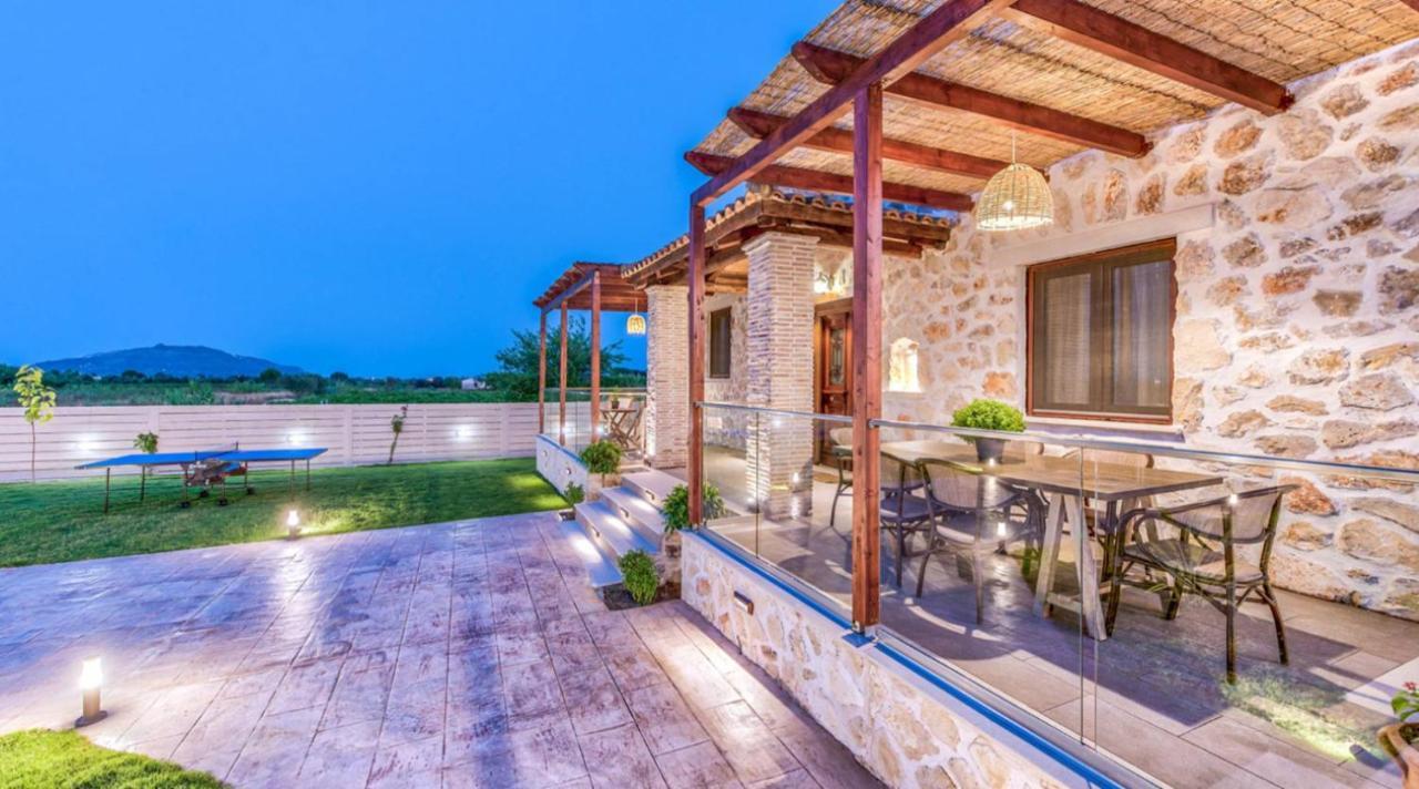 Zante Poolside Paradise - La Vite Stone Villa Kalipádhon エクステリア 写真