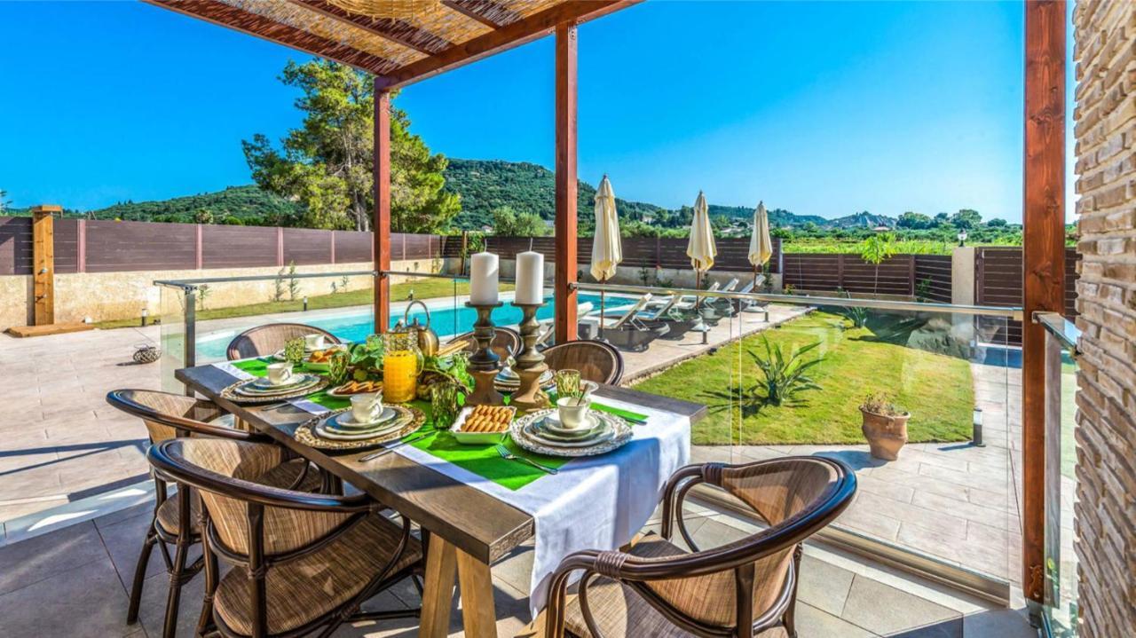 Zante Poolside Paradise - La Vite Stone Villa Kalipádhon エクステリア 写真