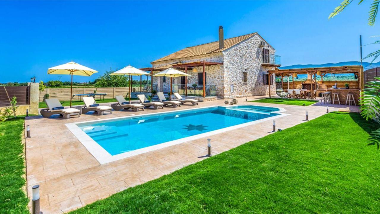 Zante Poolside Paradise - La Vite Stone Villa Kalipádhon エクステリア 写真