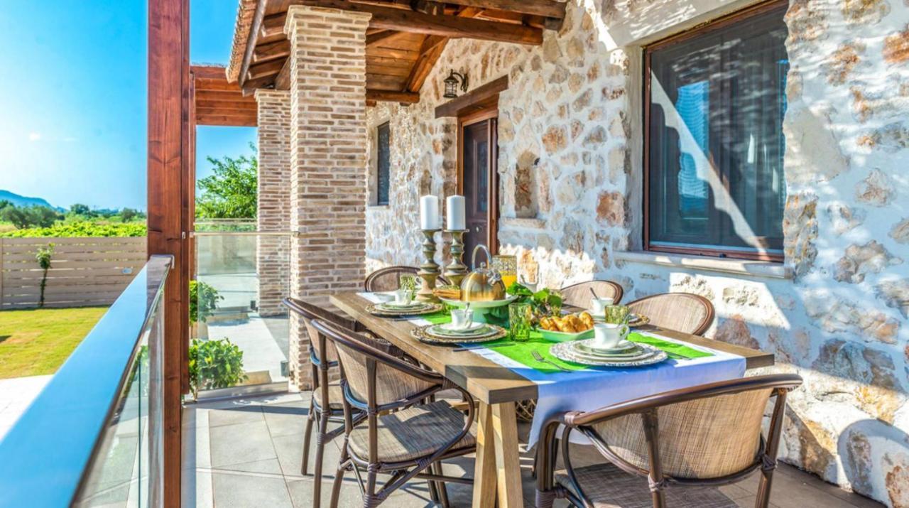 Zante Poolside Paradise - La Vite Stone Villa Kalipádhon エクステリア 写真