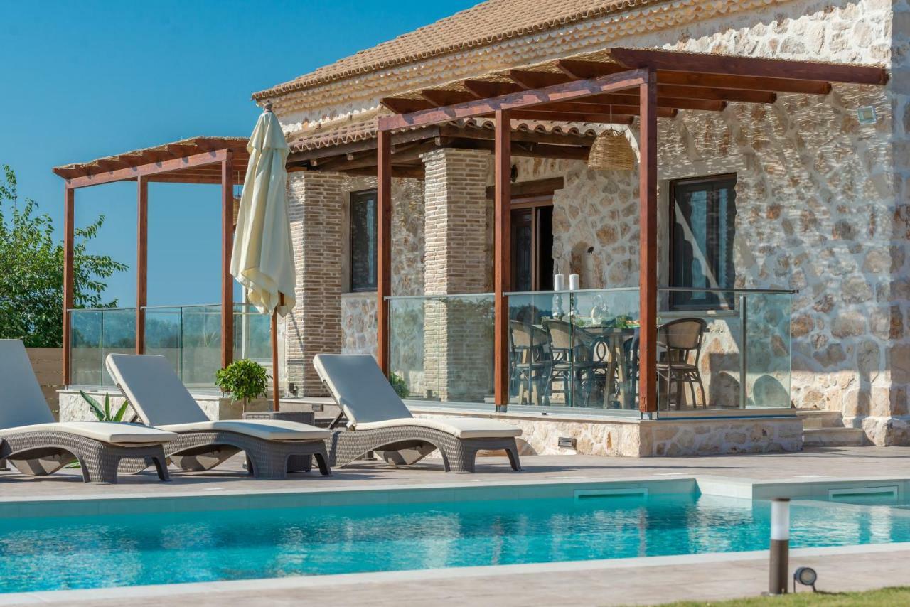Zante Poolside Paradise - La Vite Stone Villa Kalipádhon エクステリア 写真
